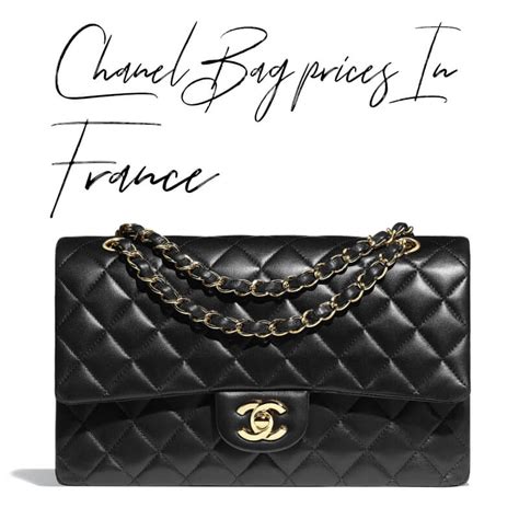 chanel bag france|chanel bag price in france.